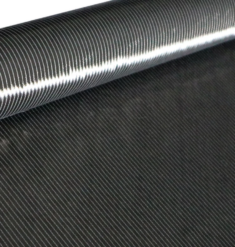 Fibra de carbono de malha de urdidura multiaxial